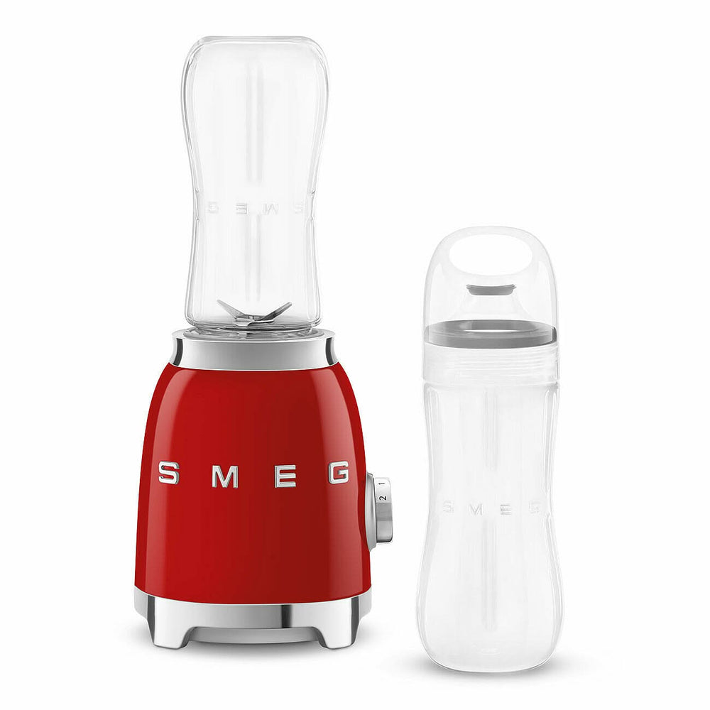 Mixeur Smoothie SMEG - compact - Rouge - 600 ml - PBF01RDEU