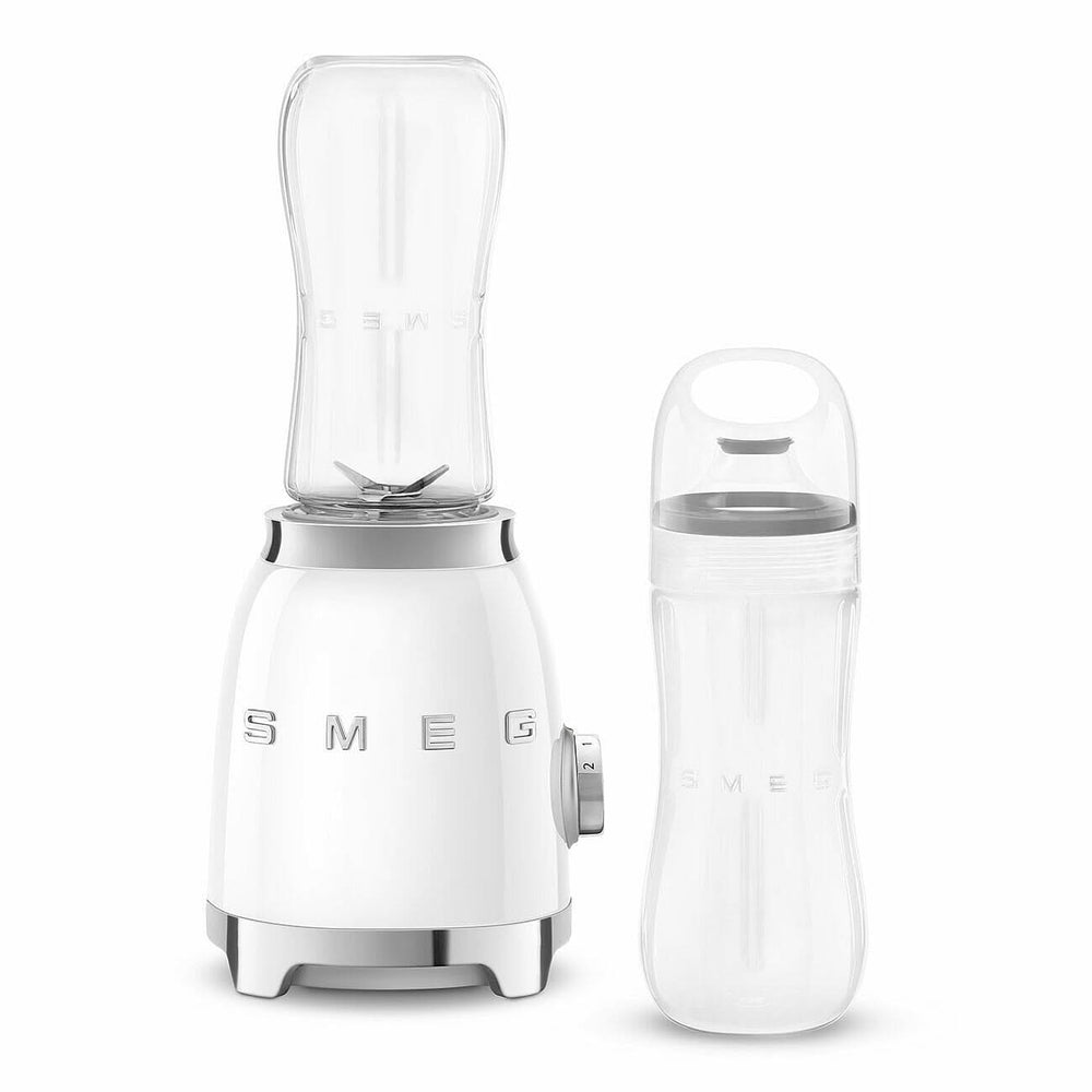 Mixeur Smoothie SMEG - compact - Blanc - 600 ml - PBF01WHEU