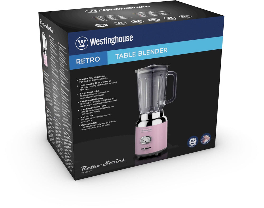 Westinghouse Blender Retro Collections - rose - 1,5 litre - WKBE221WH