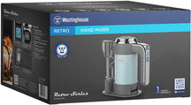 Westinghouse Batteur à main Retro Collections - 6 réglages - bleu - WKHM250BU