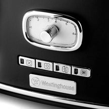 Westinghouse Grille-pain Retro Collections - 4 fentes - noir réglisse - WKTTB809BK