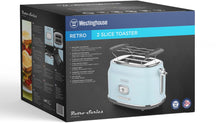 Westinghouse Grille-pain Retro Collections - 2 emplacements - bleu - WKTTB857BU