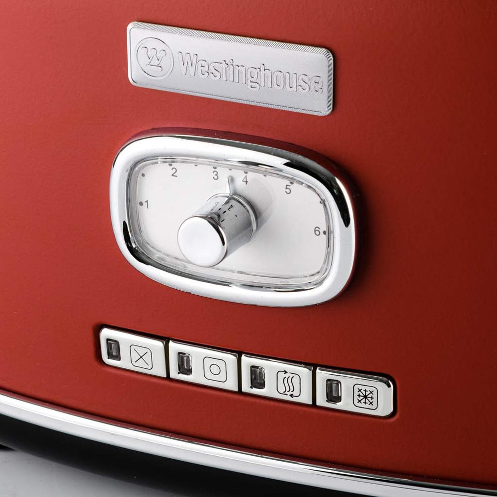 Westinghouse Grille-pain Retro Collections - 2 fentes - rouge cranberry - WKTTB857RD