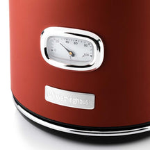 Bouilloire rétro Westinghouse Collections - 2200 W - rouge cranberry - 1,7 litre - WKWKH148RD