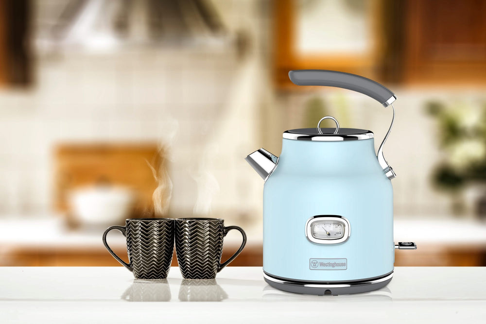 Westinghouse Kettle Retro Collections - 2200 W - bleu - 1,7 litre - WKWKH148BU