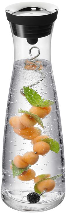 Carafe à eau WMF Basic - Noir/Argent - 1,5 litre