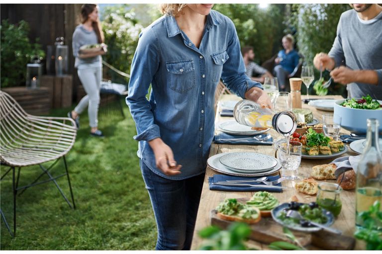 Carafe à eau WMF Basic - Noir/Argent - 1,5 litre