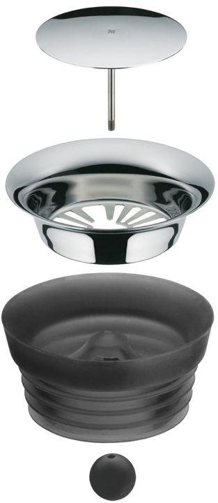 Carafe à eau WMF Basic - Noir/Argent - 1,5 litre