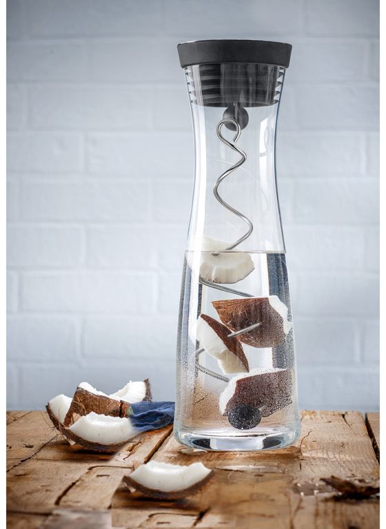 Carafe à eau WMF Basic - Noir/Argent - 1,5 litre