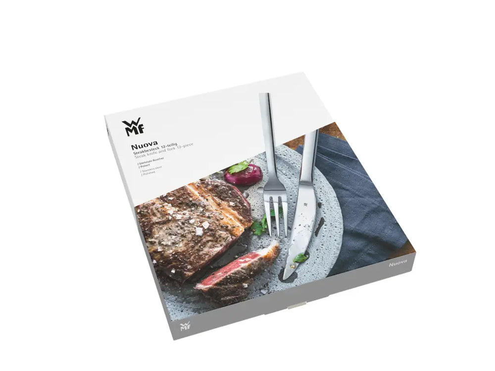 Set de couverts à steak WMF Nuova - 12 pièces / 6 personnes