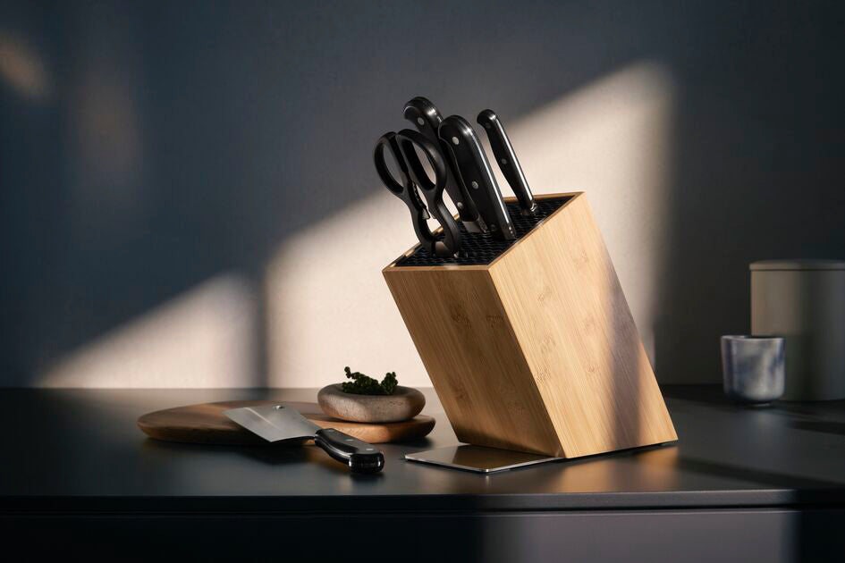 Bloc de Couteaux WMF Spitzenklasse Plus 6 Pièces - Set de Couteaux de Style Asiatique - Acier Spécial Forgé