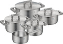 Ensemble de casseroles WMF Ultimate Cool 5 pièces- Induction - casseroles ø 16, 20, 20, 24 & 16 cm