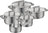 Ensemble de casseroles WMF Ultimate Cool 5 pièces- Induction - casseroles ø 16, 20, 20, 24 & 16 cm