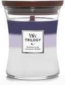 Bougie parfumée WoodWick Medium Trilogy Evening Luxe - 11 cm / ø 10 cm