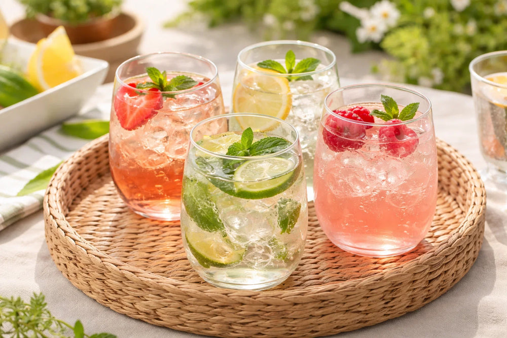 Waterglazen Kunststof - CampVibe - Outdoor - Onbreekbaar - 400 ml - 4 Stuks - Cookinglife