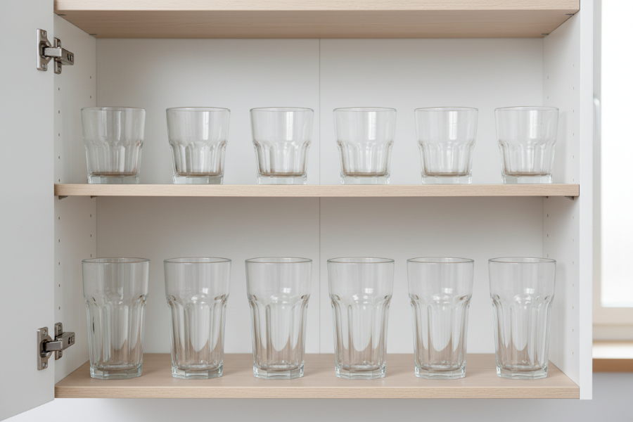 Waterglazen 250 ml & 350 ml - Glas - 12 stuks - Cookinglife