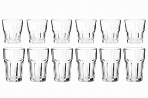 Set de verres a eau Cookinglife - Verres longdrink - 250/350 ml - 12 pièces