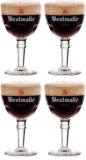 Ensemble de verres à bière Westmalle - Trappist - Westmalle - 330 ml - 4 pièces