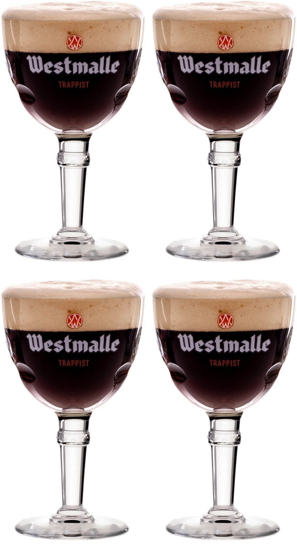 Ensemble de verres à bière Westmalle - Trappist - Westmalle - 330 ml - 4 pièces