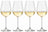Set de verres a vin Cookinglife - Verres a vin blanc - Verano - 520ml - 4 pièces