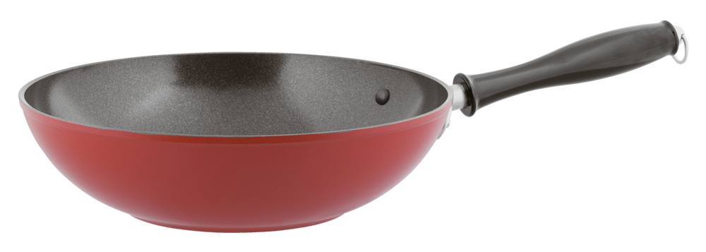 Poêle Wok Sambonet Vintage Spadella Ø 28 cm Rouge - Convient également à l'induction