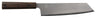 Couteau Yaxell Kiritsuke Hana 20 cm - Acier inoxydable 3 couches - Manche en bois Pakka brun foncé