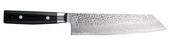 Yaxell Kiritsuke Knife Zen 20 cm - Acier damassé inoxydable 37 plis - Poignée en Micarta et toile