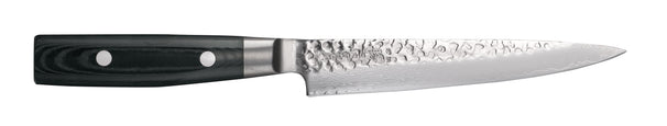 Couteau à viande Yaxell Zen 15 cm - Acier damassé inoxydable 37 plis - Manche en Micarta.