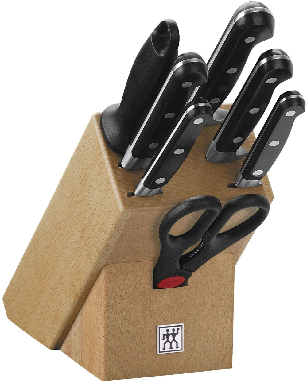 ZWILLING Professional S 8 pièces, Bloc à couteaux, Naturel