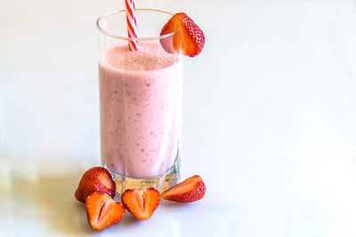 Smoothie de petit-déjeuner aux flocons d'avoine