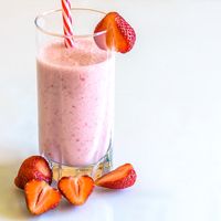 Smoothie fraise-banane