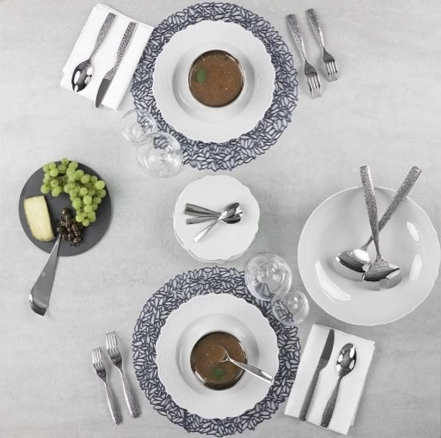 Couteau de table Alessi Dressed - MW03/3 - par Marcel Wanders