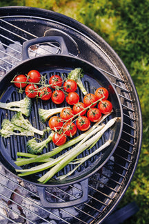 Alva cocotte Dutch oven ovale fonte Nori 31 x 21 cm – revêtement antiadhésif émaillé – comprend des poignées en cuir gratuites – compatible avec toutes les sources de chaleur