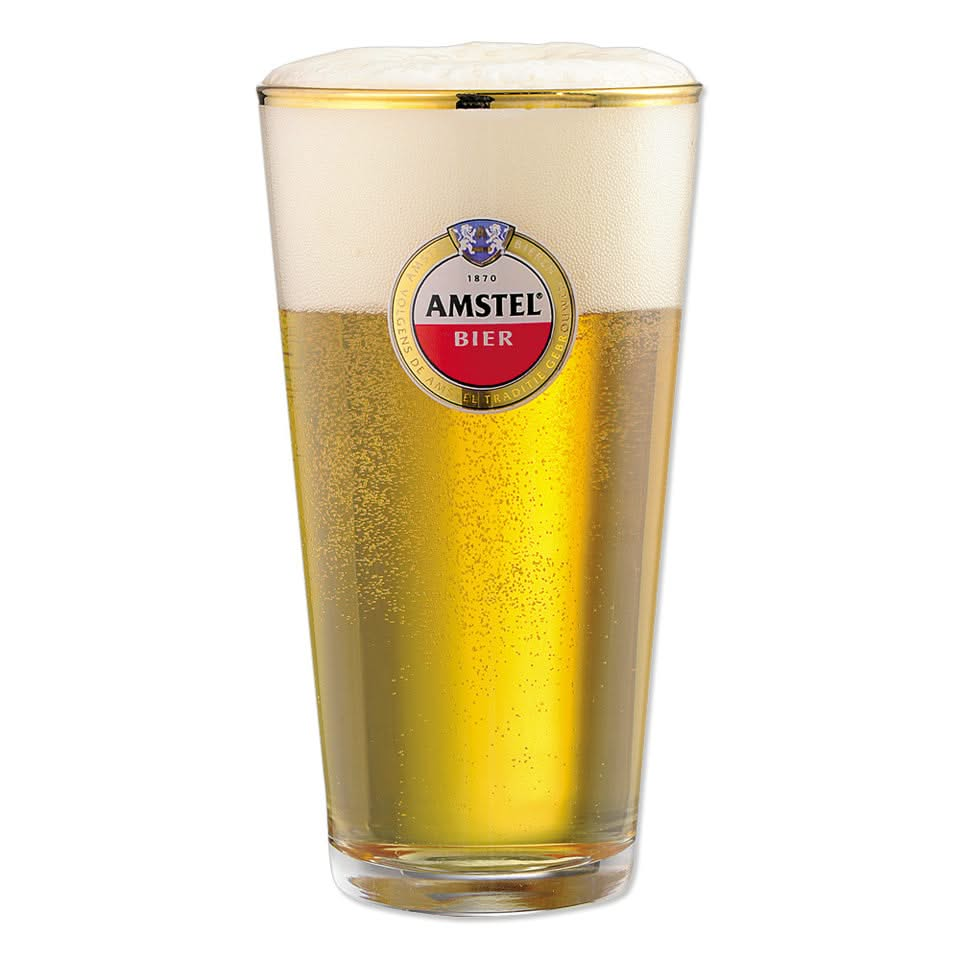 Verres à bière Amstel Vaasje 250 ml - 12 pièces