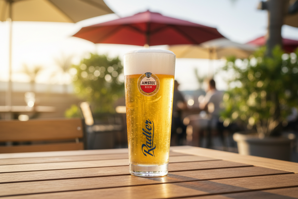 Ensemble de verres à bière Amstel - Radler - 300 ml - 6 pièces