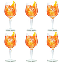 Verres Aperol Spritz 450 ml - 6 pièces