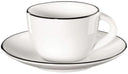 ASA Tasse et soucoupe A Table Ligne Noire 70 ml