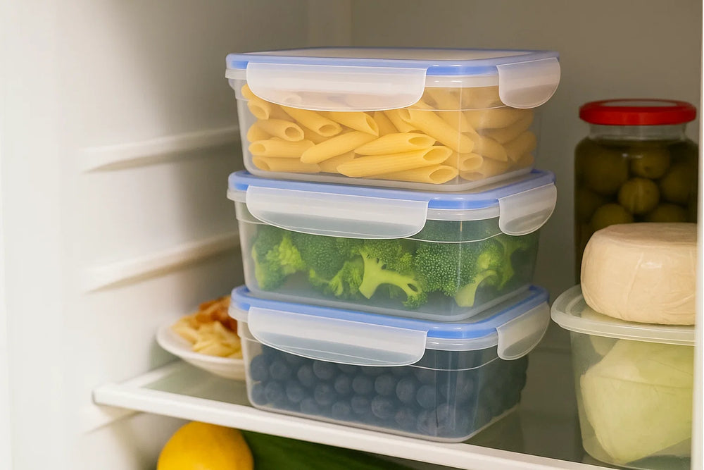 Cookinglife Vershoudbakje Clip & Fresh 1.1 Liter - 18 x 13.5 x 8 cm - 3 Stuks