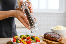 Cookinglife Peper- en Zoutmolen Set Rocca Transparant - 21.5 cm