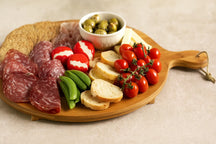 Planches de service Cookinglife Pizzaplank XXL en bambou organique ø 42 cm