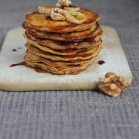 Crêpes aux œufs et à la banane