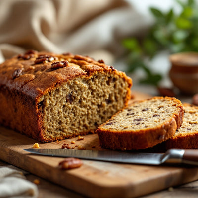 Pain aux bananes et noix de pécan