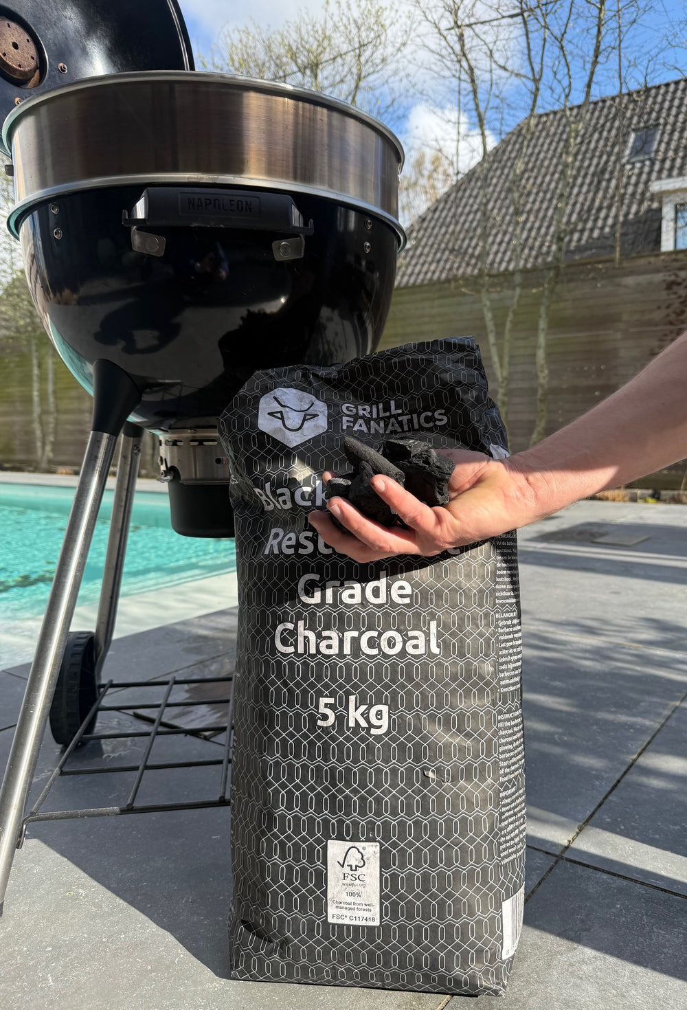 Charbon de bois Grill Fanatics - Charbon d'acacia - Acacia Mearnsii - 5 kg