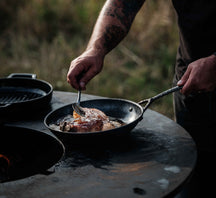 Poêle à frire Beka Artis en acier au carbone - ø 28 cm - sans revêtement antiadhésif