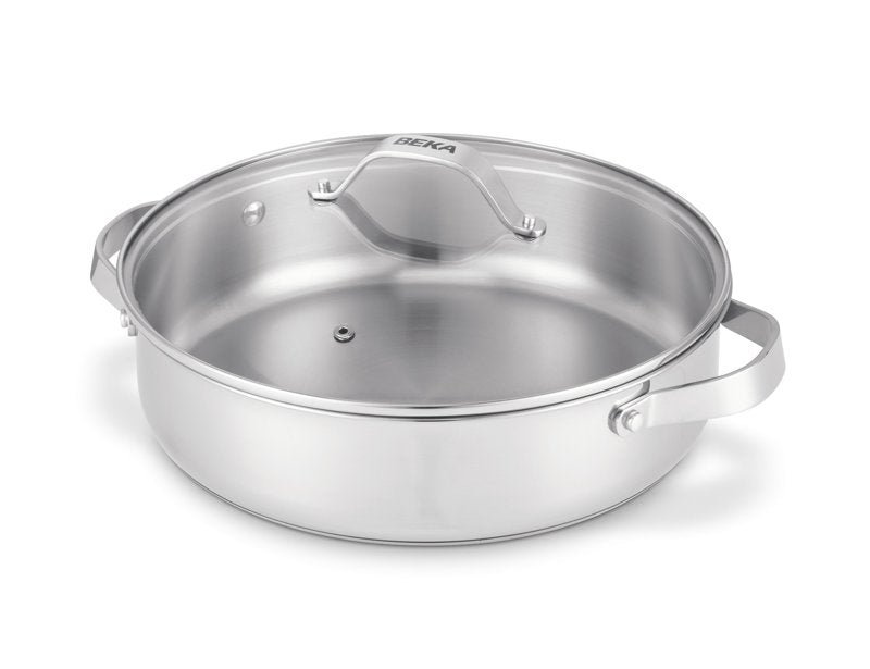 Beka Pannenset Cicla 5-Delig - zonder anti-aanbaklaag - geschikt voor alle warmtebronnen (Kookpannen, Steelpannen & Sauteerpan)
