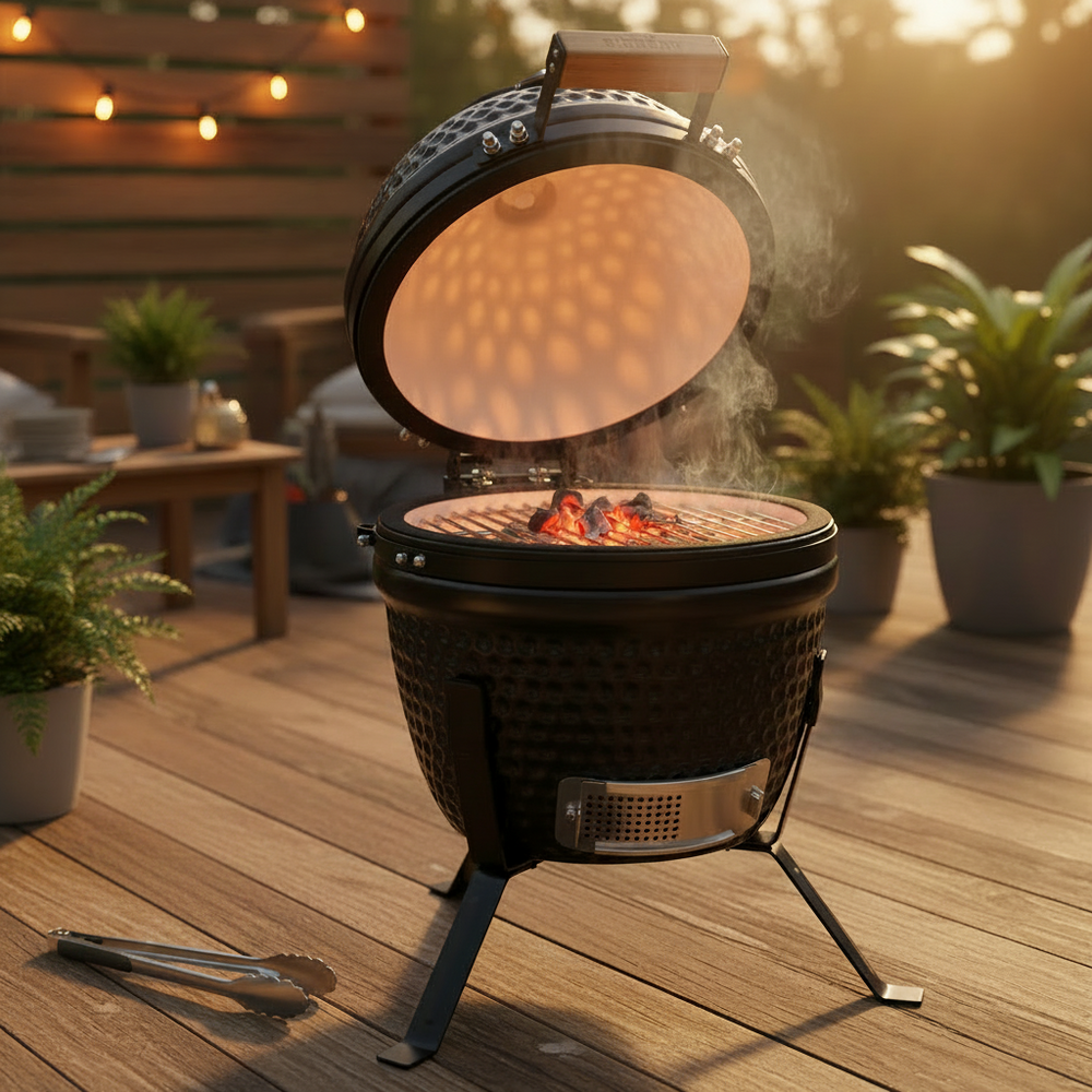 Barbecue Bighorn Noir mat - Barbecue kamado - Kamado - ø 27 cm / 13 Inch