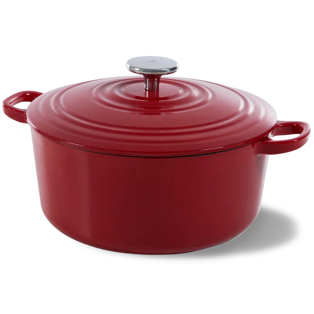 BK Cocotte Bourgogne Chili Red en Fonte ø 24 cm / 4.2 litres - revêtement antiadhésif émaillé