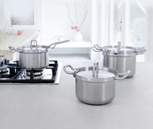 Ensemble de casseroles BK Q-linair Master en acier inoxydable 4 pièces