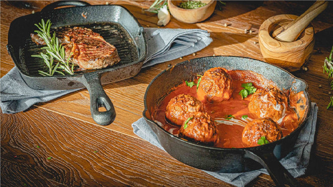 Poêle à frire en fonte