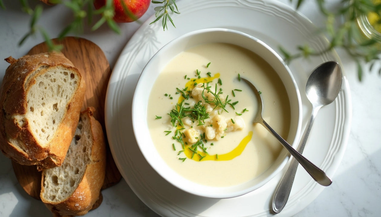 Soupe salée au goût subtilement sucré